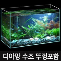 올디아망 2자 어항 (60x25x30cm) 수조 디아망 R-600SS