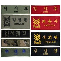 군인명찰 자수 이름표 벨크로 올크로, 06.디지털명찰