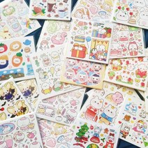 재고2 ALL 인스 8천원 랜덤봉투 스티커 100매 [제이] 학생 선물 윰자 유명자캐 다꾸 스꾸 포용 도안