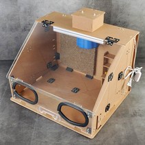 에어브러쉬 건담 페인팅 프라모델 작업대 아크릴 도색부스, 풀투명 밀폐형 라지 싱글 송풍기