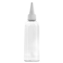 뾰족캡용기 30ml 50ml 60ml 75ml 80ml 100ml 오일병 염색약공병, 투명용기 흰색캡, 1개