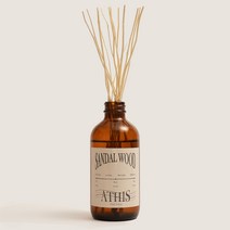 [기프트 박스 포장] 에이디스 샌달우드 디퓨저 250ml 대용량 거실디퓨저 우드디퓨저, 트로피컬 스틱(몬스테라) 1p, 1개