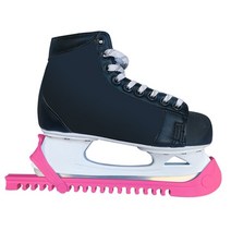 하키 보호 장비 아이스 하키 스케이트 워킹을 위한 프리미엄 스케이트 블레이드 가드 보호 프로텍터, 분홍