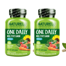 네이처로 원 데일리 멀티비타민 남성용 미네랄 D3 칼슘 K2 B 아연 240캡슐x2, 240 캡슐(1팩)x2
