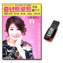 중년 트로트USB 가요베스트-노래 정하나 최신 모음집