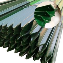 해태망 울타리망 비둘기망 고라니망 노루망 그물망 울타리망 철조망 y 자형 뾰족한 단단한 기둥 삼각형 철 기둥 야외 사육 울타리 그물 기둥 울타리 주철 기둥, 2.5m 솔리드 y-기둥은 5개(1개는 1개)에서