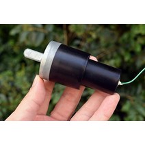 저속모터 DC24V 고 토크 마이크로 전기 모터 저속 방수 소형 37MM 모든 박스 로봇 스마트 카 감속기 DIY, 한개옵션0