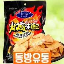 동방유통 중국 간식 스낵 카치 불닭 누룽지 궈바 크래커 매운맛꿔바 치킨맛 1개 130g