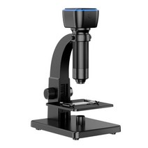 디지털 현미경 50-2000X 셀 듀얼 렌즈 5.0M 픽셀 카메라 과학 관찰 와이파이 연동, 블랙, 2000x