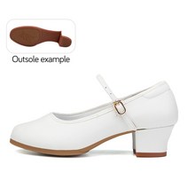 발레 남아 스윙 라인댄스 살사 탱고 재활 여성용 볼룸 댄스 신발 라틴 우아한 모던 4 cm 힐 스웨이드 및, 02 35(22.5cm), 04 White Rubber