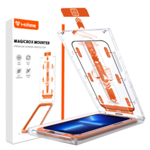 아이두루 아이폰13 강화유리필름 더스트프리 원터치가이드 풀커버 지문방지 비산방지