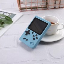 미니게임기 레트로게임기 휴대용 오락기 400500800 게임 핸드 헬드 게임 콘솔 fc, 400in1 블루 싱글