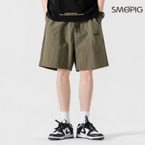 SMOPIG 여름 남자 패션 트레이닝 반바지