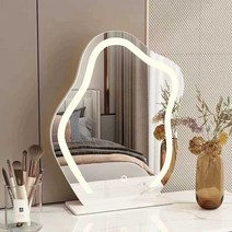 LED 화장거울 메이크업 거울 조명 탁상 파우더룸, 블랙