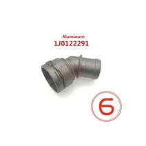 알루미늄 합금 냉각 냉각수 호스 커넥터 슈퍼차저 파이프 골프 MK4 Bettle A3 S3 TT Seat Leon 1.6 1.8T, 9.51