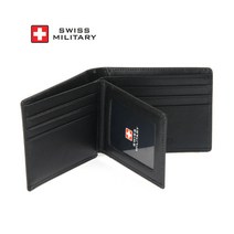 [스위스밀리터리] (무료각인) 빗살(모릭스) 반지갑 WA0520, 포장서비스:포장안함(기본케이스) / 각인서비스:각인신청(서체와 내용을 배송메세지에 입력)