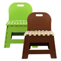 5myshop_이쁜이 탄탄 등받이 접이 의자 (색상랜덤) 식 소품 발받침 플라스틱 휴대용 간이용 인테리어 이식 이_5myshop, 무옵션상품임!!