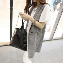 오르난 여성 마 조끼 캐주얼 빅사이즈 G14