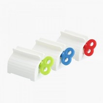 핸드크림 스퀴저 디스펜서 치약 듀브 짜개, 레드