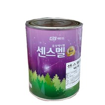 KCC 센스멜 골드 유성 에나멜 페인트1L 철대문 원색 기성색, 특청색