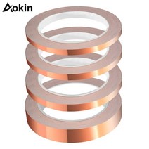 계단논슬립패드 알루미늄 논슬립 미끄럼방지 테이프 전도성 차폐 와 구리 호일 달팽이 얼룩 유리 20M 가전 DIY, 3mm