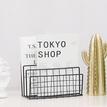 잡지 3단 철제 책꽂이 매거진랙 인테리어 11111EA, 쿠팡@ 블랙, 쿠팡@ 본상품선택