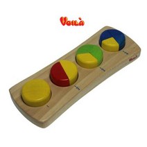 유치원 교구 분수개념 나누기 원목퍼즐 아기돌선물