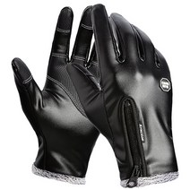 위즈맥스 2종 올라운드 기모 겨울장갑 방한장갑 스마트폰터치 자전거 조깅 등산 레저장갑, 인조가죽 방한장갑