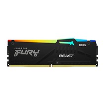 Kingston Fury 비스트 RGB 16GB 5200MT/s DDR5 CL40 DIMM 데스크탑 메모리(2개 키트) | 인텔 XMP 3.0 적외선 동기화 기술 오버클럭 안정성, 4800MT/s_16GB (2x8GB)