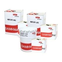 삼화페인트 바닥에폭시 페인트 에포코트 하도 라이닝 상도 코팅 투명 바닥시공, 에포코트 라이닝 투명 16L