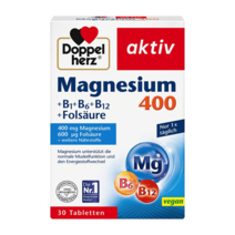 Doppelherz 도펠헤르츠 독일 마그네슘 400 Magnesium 30타블렛 4팩