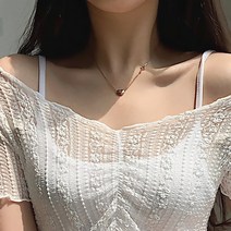 노이드비 써지컬스틸 통통하트 열쇠체인 목걸이