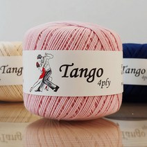 탱고 4Ply 100% 면사 24색 국산 탱고실, 1 진빨강