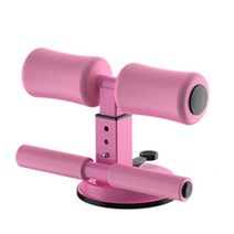 G-GOON 흡착식 싯업 윗몸일으키기 홀더 보조장치 뱃살빼기 홈트레이닝 실내 기구 복근운동, 핑크