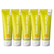 케이맘 키즈 처음치약 저불소 후르츠향, 5개, 50g