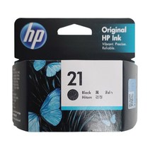 HP NO.21/22 정품잉크 C9351AA C9352AA Deskjet 910 1410 3920 D1530 F350 F390, 검정(C9351AA), 1개