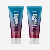 아쿠아쿨 더블액션 120 120ml / 쿨링+발열 리커버리 젤크림, 2개
