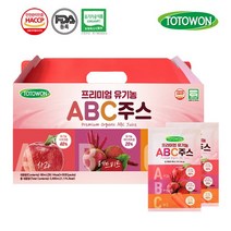 강원식품 프리미엄 유기농ABC주스 80mL, 30포