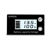 락모터스 차량용 7V~68V 매립형 LCD 배터리잔량게이지 볼트게이지 볼트메타 파워뱅크