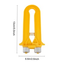 1Pcs Plastic New Bee Wire Cable Tensioner Crimper Frame Hive Tools Nest Box Tight Yarn Equipment Bee, 01 Yellow_01 M