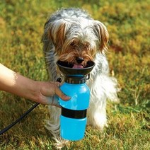 댕블러 강아지 산책 물통 물병 반려견 산책도우미 아쿠아 도그 휴대용 물병, 핑크