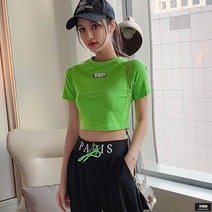 가바바 여성 트레이닝복세트 허리라인 강조와 바지밴딩 포인트 여름 트레이닝복세트 G45042