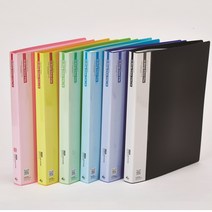 더존FK 클리어 3공 O링 화일 20매40매60매 클리어파일, 60매, 청색