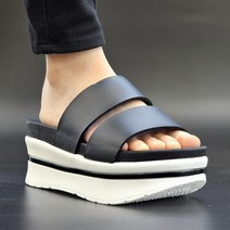 여성 통굽슬리퍼 7cm 키높이 플랫폼 샌들 쿠션 발편한 슬리퍼