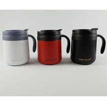 DD-10034 350ml 텀블러 손잡이 주문제작 레이저 각인, 블랙