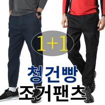 MOLEX 1+1 남성 춘추용 카고 건빵 청조거 스판 청바지 작업복 하의