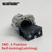 22mm 손잡이 로터리 스위치 2/3 위치 래칭 순간 리셋 선택기 XB2-BD21 BD23 BD25 BD33 BD45 BD53 1NO/2NO/1, 02 XB2-BD21_02 20pcs