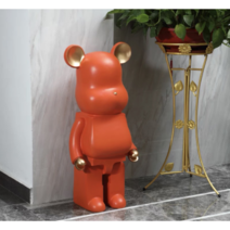 모나글래머 대형 베어브릭 저금통 인테리어 소품 50센치 80센치 8종 집들이 선물, 추가안함, 오렌지