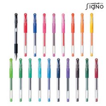 유니볼 시그노 0.38mm 겔잉크 중성볼펜 UM-151-38, 1개, 바이올렛