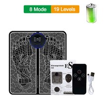 반사 요법 전기 Ems 발 마사지 매트 혈액 순환 스파 다리 통증 완화 패드 바디 등 지압 근육 자극, 07 Controller